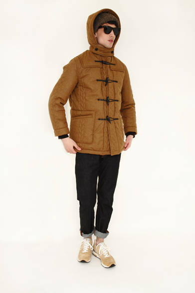 「CABLE QUILTING INSULATION JACKET」6万8775円、「DARK INDIGO NEP DENIM（ONE WASH）」1万9950円