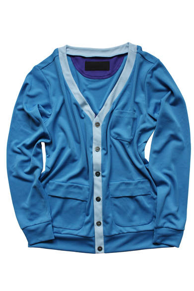「MTRCW-X CARDIGAN」BD SHIRTS」BLUE/LT.BLUE/PURPLE1万4700円　アロマジェル付属