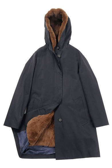 <strong>WOMEN'S｜ウィメンズ</strong><br /><strong>BARNEYS NEW YORK｜バーニーズ　ニューヨーク</strong><br />フーデットコート21万円（MACKINTOSH）