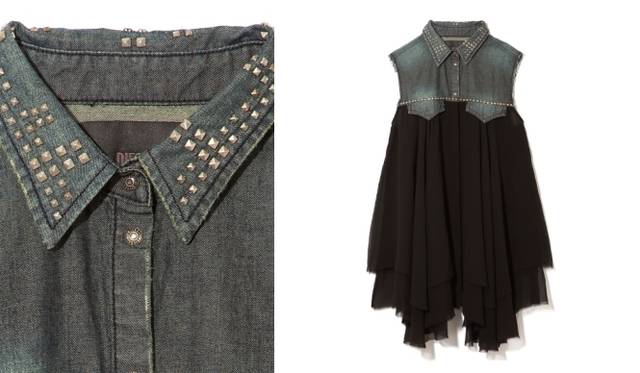 <strong>DIESEL｜#ディーゼル・リブートの期間限定ストアが伊勢丹新宿に登場</strong>　伊勢丹限定コレクション　シャツ　3万9900円