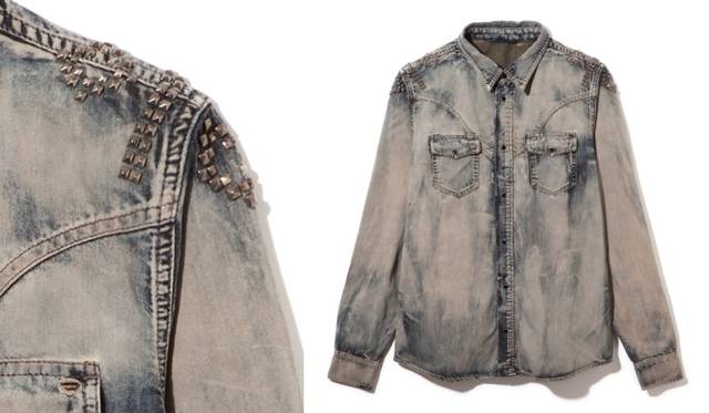 <strong>DIESEL｜#ディーゼル・リブートの期間限定ストアが伊勢丹新宿に登場</strong>　伊勢丹限定コレクション　デニムシャツ　4万9350円
