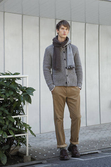 <strong>MARGARET HOWELL｜マーガレット・ハウエル</strong>　 MEN’S COLLECTION AUTUMN WINTER 2013　ブルゾン7万2450円（マーガレット・ハウエル）