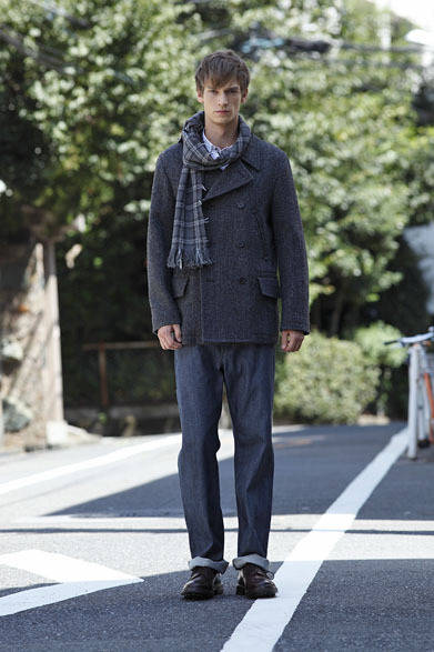 <strong>MARGARET HOWELL｜マーガレット・ハウエル</strong>　 MEN’S COLLECTION AUTUMN WINTER 2013　ニット7万350円（マーガレット・ハウエル）