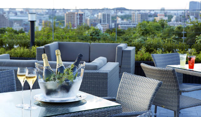 オープンエアの「ガーデンレストラン k」