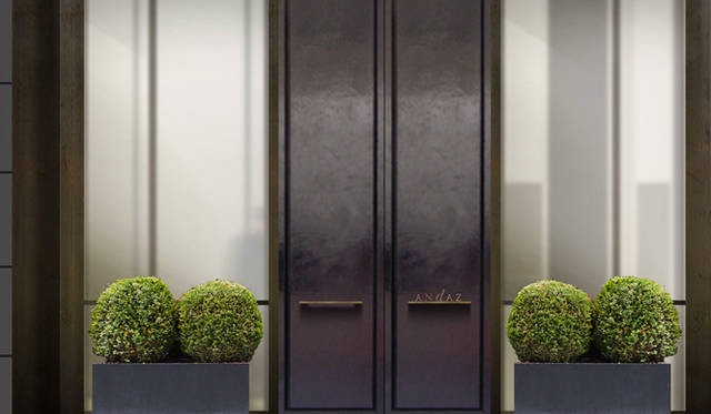 <strong>アンダーズ 東京</strong><br />「アンダーズ 東京」1階にあるエントランス