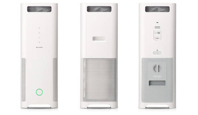 <strong>BALMUDA｜バルミューダ</strong>　空気清浄機「AirEngine」　本体カラー「ホワイト×グレー EJT-1100SD-WG」