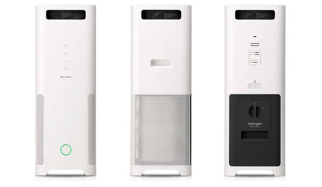 <strong>BALMUDA｜バルミューダ</strong>　空気清浄機「AirEngine」　本体カラー「ホワイト×ブラック EJT-1100SD-WK」