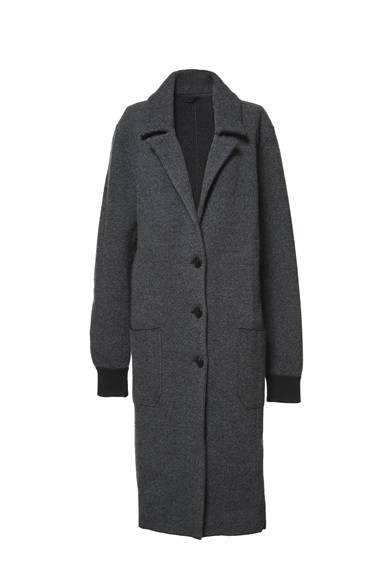 ALEXANDER WANG READY TO WEAR WOMEN’S<br />BEAVER BOILED WOOL KNIT COAT/ASPHALT 11万5500円（旗艦店の限定商品）