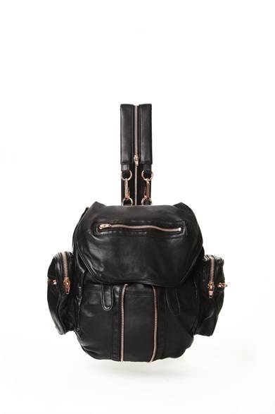 ALEXANDER WANG READY TO WEAR WOMEN’S<br />MARTI BACKPACK BLACK WITH ROSE GOLD/BLACK 13万6500円（旗艦店の限定商品）