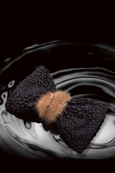 <strong>acca｜アッカ</strong>　2013年秋冬コレクション「ファーコレクション」　バレッタ 2万4675円