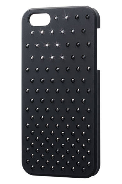 <strong>SoftBank SELECTION｜ソフトバンクセレクション</strong>　スワロフスキー・エレメントを使用した「iPhone 5sジュエルストーンケース」。オープン価格／SoftBank SELECTION オンラインショップ販売価格5760円