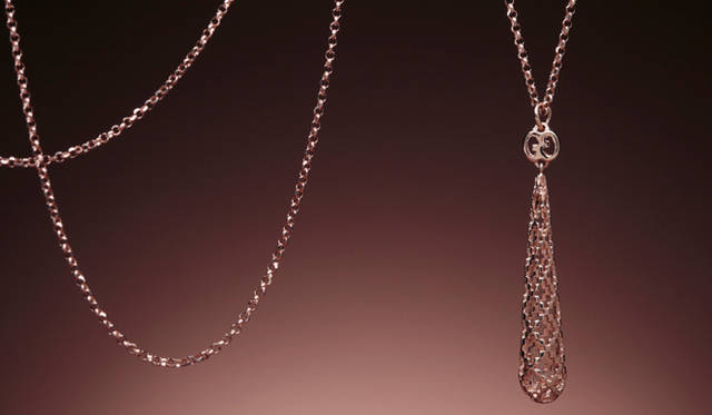 <strong>GUCCI｜グッチ</strong>　日本限定発売の「ディアマンティッシマ」コレクション<br /><br />ネックレス[PG] 9万9750円