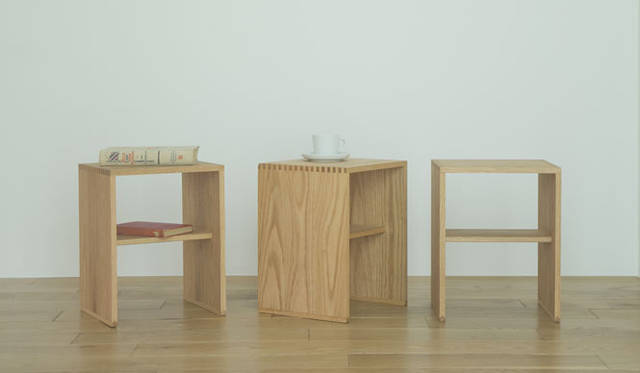 <strong>LIVING EDITION｜リビングエディション</strong>　西武渋谷店インテリアフロア「LIVING EDITON」特設ギャラリースペース「Preview」　「THE」の新製品「THE STACKING STOOL」は10月中旬から販売開始。THE STACKING STOOL 2万8000円