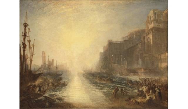 <strong>ART｜英国最高の巨匠、待望の大回顧展『ターナー展』</strong>　《レグルス》　1828年発表、1837年加筆　油彩、カンヴァス　89.5 x 123.8 ㎝　テート美術館蔵　©Tate 2013-2014