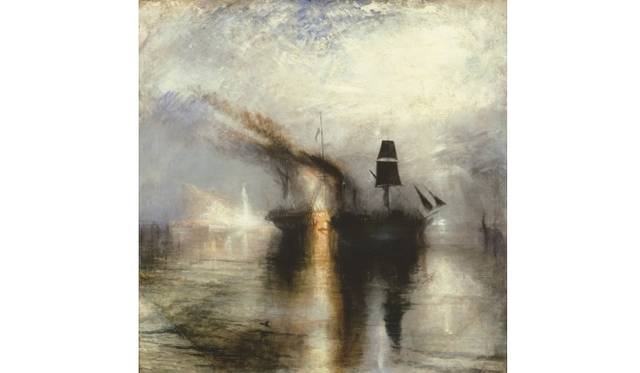 <strong>ART｜英国最高の巨匠、待望の大回顧展『ターナー展』</strong>　《平和ー水葬》　1842年発表　油彩、カンヴァス　87.0 x 86.7 ㎝　テート美術館蔵　©Tate 2013-2014