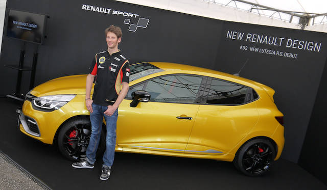 ロマン・グロージャン選手（新型ルーテシア ルノー・スポール発表会）