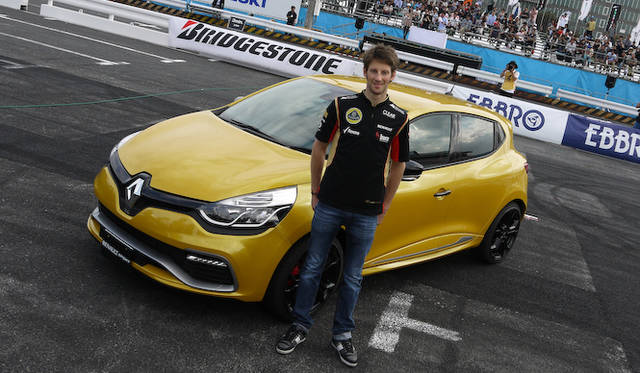 ロマン・グロージャン選手（新型ルーテシア ルノー・スポール発表会）