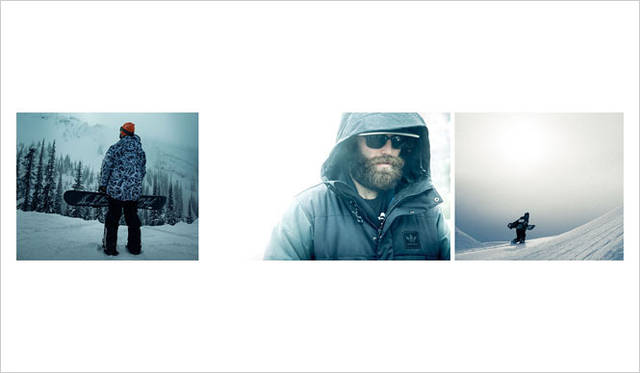 <strong>adidas｜アディダス</strong>　「adidas Snowboarding」ファーストコレクション　「adidas Snowboarding team」　Jake Blauvelt（ジェイク・ブラウベルト）。スノーボード界におけるもっとも優れたオールテライン（全地形）の第一人者であり、バックカントリーの最前線で活躍。全米オープンや世界最大級とされる大会の数々で優勝を飾る。現在はワシントン州ベリンガムを拠点とし、「Naturally」と題した自身の映画プロジェクトを撮影