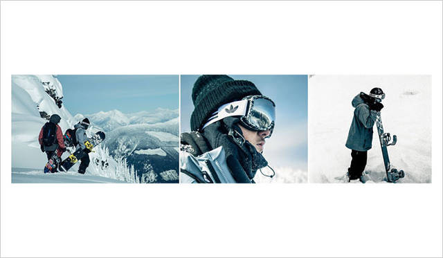 <strong>adidas｜アディダス</strong>　「adidas Snowboarding」ファーストコレクション　「adidas Snowboarding team」　Eric Jackson（エリック・ジャクソン）。カリフォルニア州イースタンシエラ山脈の急斜面で育ち、天性の才能と努力をもって多彩なトリックをマスター。瞬く間にプロへ転身し「Standard Films」などの常連に。「TransWorld Snowboarding」誌・年間最優秀男性出演賞受賞や「SNOWBOARDER」誌・ライダー年間トップ10の一人に選ばれる