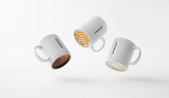 nendoとスターバックスのコラボによるマグカップ