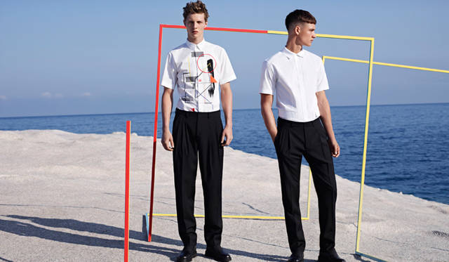 <strong>DIOR HOMME｜ディオール オム</strong>　M/M Parisとコラボレーションした2014年スプリングコレクションカタログより　©Karim Sadli