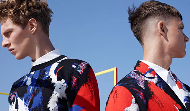 <strong>DIOR HOMME｜ディオール オム</strong>　M/M Parisとコラボレーションした2014年スプリングコレクションカタログより　©Karim Sadli