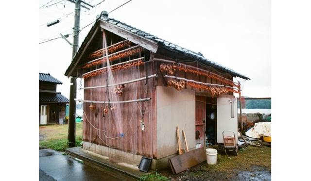 <strong>ART｜金沢21世紀美術館『島袋道浩:能登』</strong>　柿をつるした能登の小屋　撮影：島袋道浩