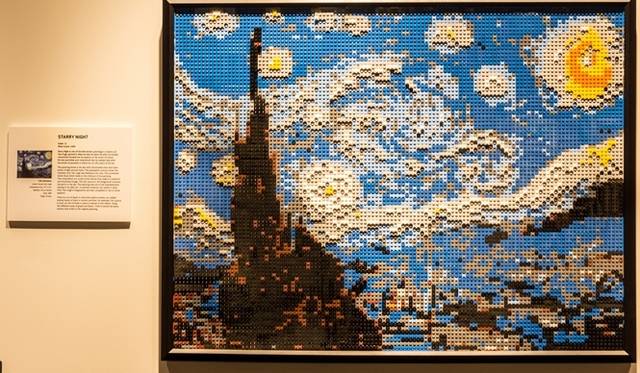 <strong>ART FILE 25｜「THE ART OF THE BRICK」</strong>　ゴッホの「星月夜」