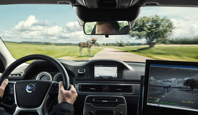 “動物検知機能付き自動ブレーキ”