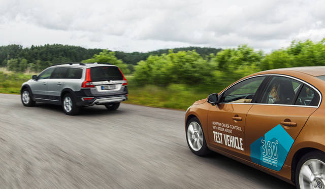 “自動操舵機能付き前車追従クルーズコントロール”