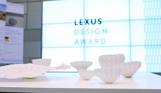 五十嵐瞳氏によるレクサス デザイン アワード受賞作品『Making Porcelain with an ORIGAMI』