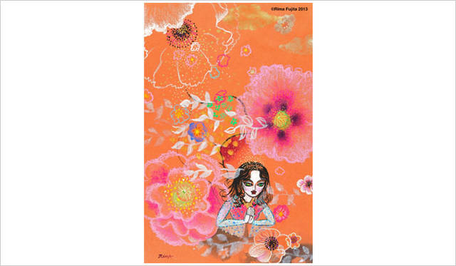 <strong>藤田理麻20周年記念絵画展「Breath～息～」</strong>　藤田理麻「ミューズ」 © Rima Fujita 2013