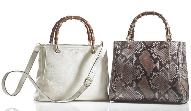 「バンブーショッパー」トートバッグ[W28×H22×D12cm] 左から 15万9600円、29万9250円