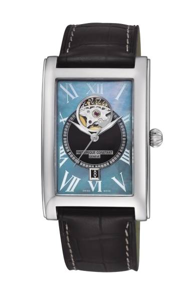 <strong>FREDERIQUE CONSTANT｜カレ ハートビート シリーズに世界限定モデルが登場</strong><br /><br />ケース｜縦47×横30.7mm、<br />ステンレススティールケース<br />ムーブメント｜自動巻き（キャリバーFC-315）<br />パワーリザーブ｜42時間パワーリザーブ<br />ストラップ｜ブラックのクロコ型押しレザー<br />仕様｜3気圧防水<br />価格｜19万9500円<br />限定数｜世界限定500本<br />発売時期｜2013年12月<br /><br />GM インターナショナル<br />Tel. 03-5828-9080