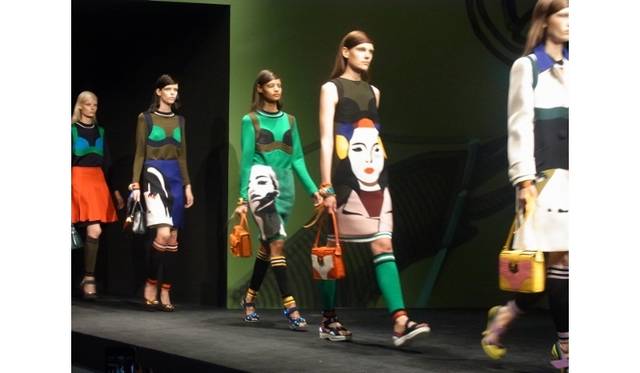 PRADA（プラダ）2014年春夏コレクションショー会場
