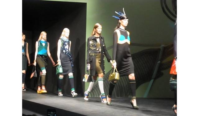 PRADA（プラダ）2014年春夏コレクションショー会場