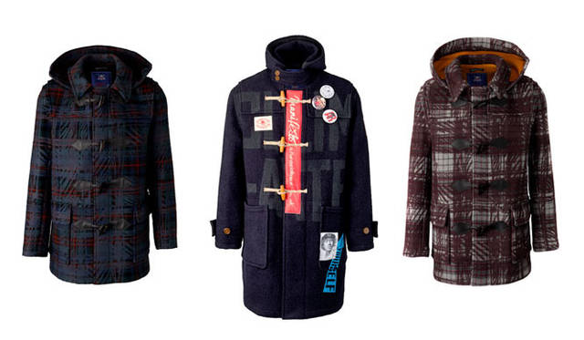 <strong>Vivienne Westwood｜ヴィヴィアン・ウエストウッド</strong>　「Vivienne Westwood ♥'s」　<strong>Gloverall（グローバーオール）</strong>左・右／11万5500円、中／9万9750円