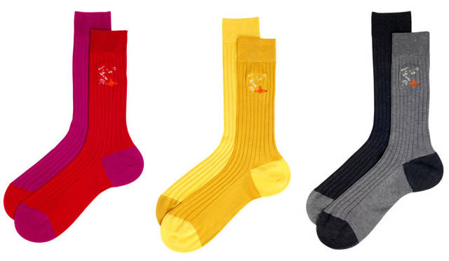 <strong>Vivienne Westwood｜ヴィヴィアン・ウエストウッド</strong>　「Vivienne Westwood ♥'s」　<strong>Pantherella（パンセレラ）</strong>　各5775円