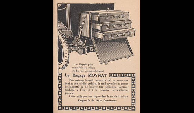 カスタムメイドの自動車用トランクのヴィンテージ広告