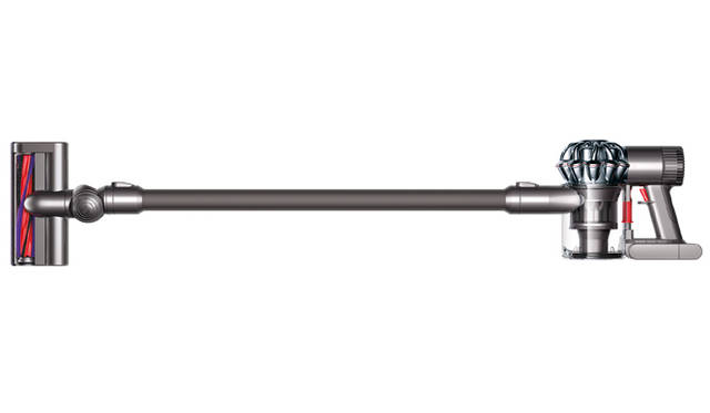 オンラインストア限定のモデルの「ダイソン デジタルスリム DC62 モーターヘッド プロ」。質感の高いアイアンの限定カラーを採用する
