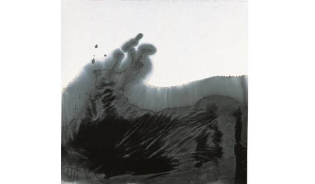 <strong>ART｜柿沼康ニ『書の道“ぱーっ”』を金沢21世紀美術館にて開催</strong>　柿沼康二《一》(2002)70×70cm