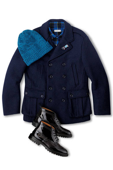 「ウールジャージ ピーコート」6万6150円