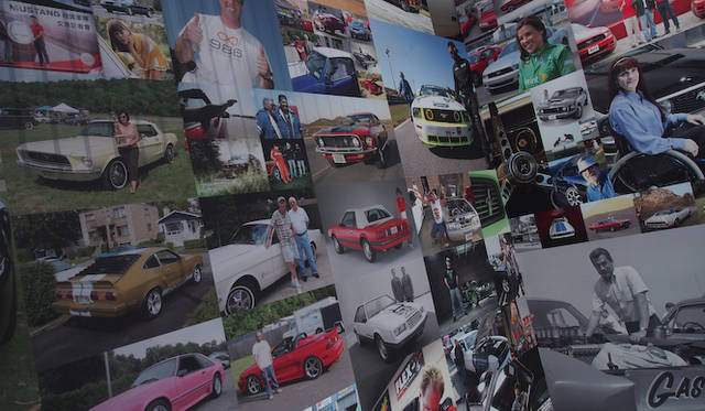壁面には、世界中のマスタングファンからインスタグラムに寄せられた写真が展示される