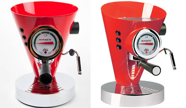 <strong>YAMAMOTO｜山本電気</strong>　「BUGATTI ITALY」　DIVA エスプレッソマシン レッド12万9800円
