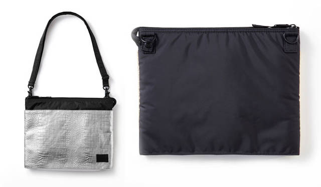 <strong>HEAD PORTER｜ヘッド・ポーター</strong>　「BLACK BEAUTY×GLITTER -Winter Collection-」　「iPad SHOULDER BAG」（HP-4144）1万5225円