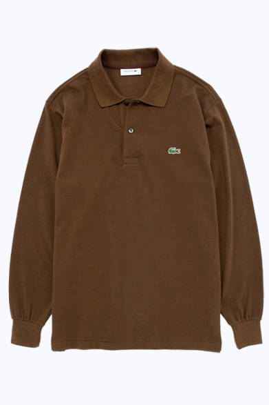<strong>LACOSTE｜ラコステ　この冬もポロシャツを選ぶなら、やっぱりラコステ</strong><br /><br />長袖ポロシャツ「L1312」メンズ 1万1550円