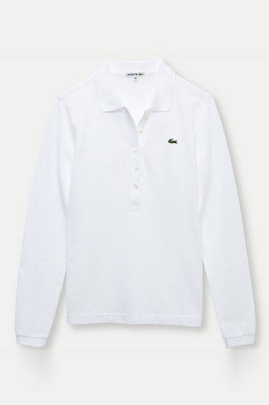 <strong>LACOSTE｜ラコステ　この冬もポロシャツを選ぶなら、やっぱりラコステ</strong><br /><br />長袖ポロシャツ レディス 1万185円