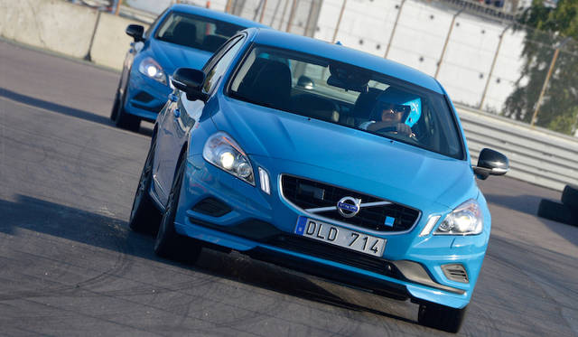 試乗したのは「S60 ポールスター」プロダクションモデルのプロトタイプ