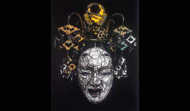 <strong>銀座・和光</strong>　伝統を更新する「承」　生命の息吹を表現した力強い切り絵｜福井利佐