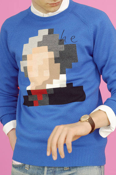 <strong>「it knit」</strong>　青「he」（Men’s）2万9400円